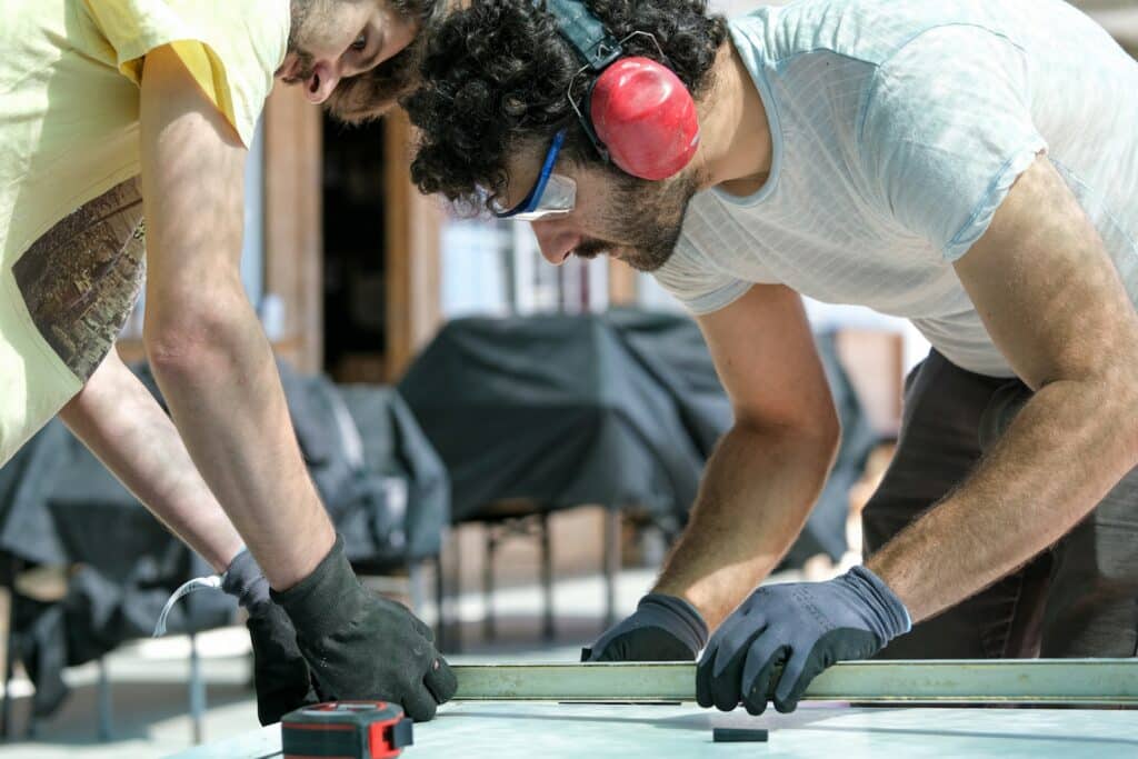 men working