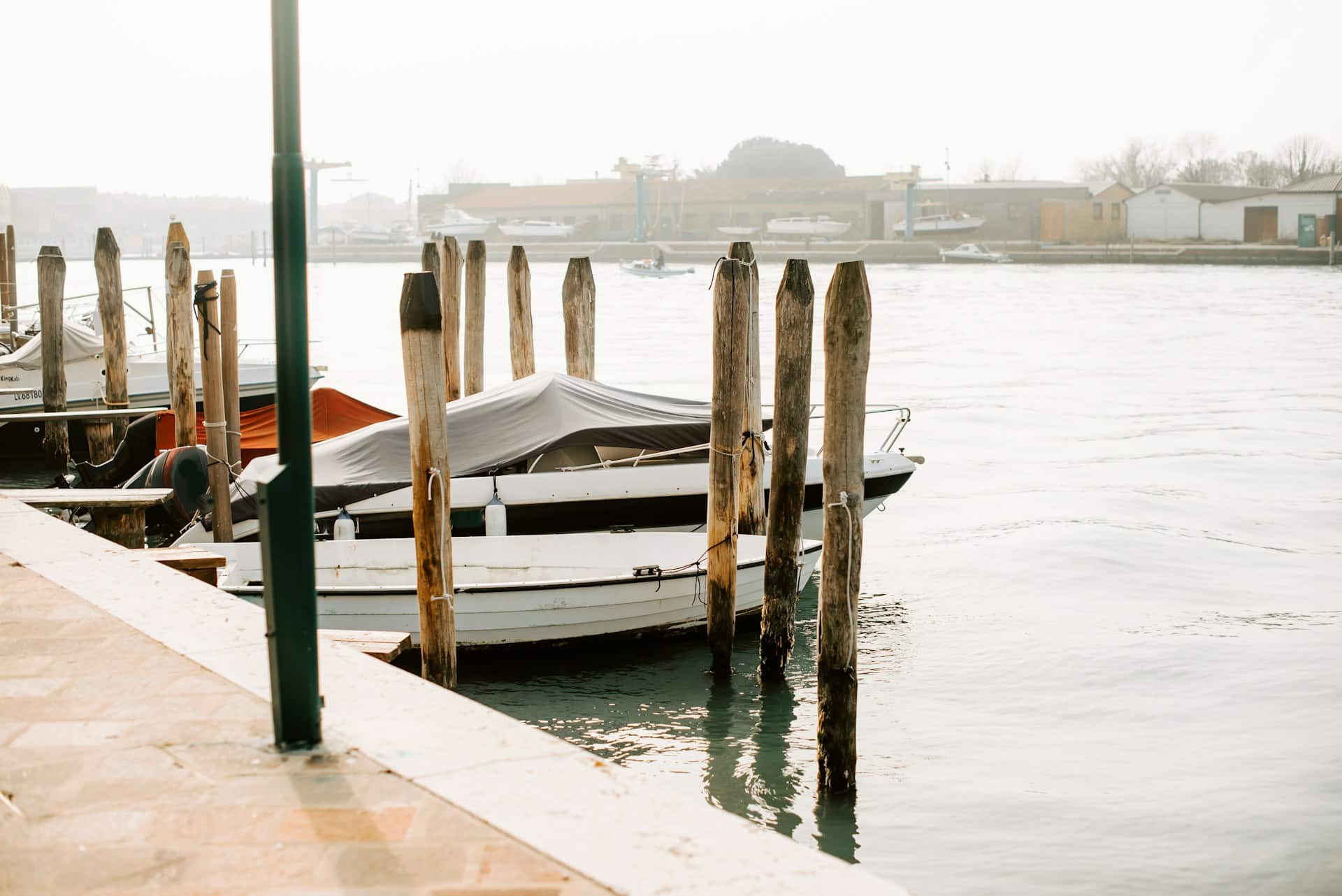 docked boat